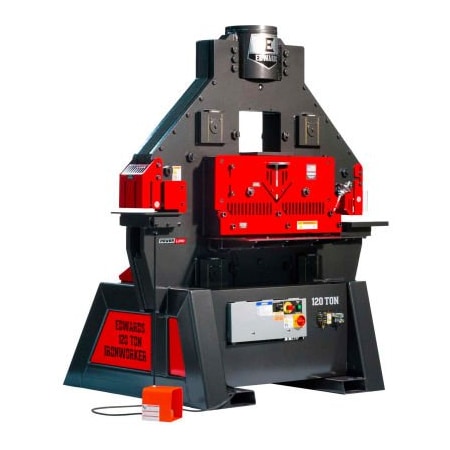 Edwards Mfg Co. 120 Ton Ironworker - 3 Phase, 575V w/ Hydraulic Accessory Pack - Edwards IW120-3P575-AC900